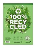 Silvine A4 Premium gerecycled navulpad. bekleed met marge, wit, 120 pagina's van 100% gerecycled papier. Ref R101