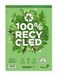 Silvine A4 Premium gerecycled navulpad. bekleed met marge, wit, 120 pagina's van 100% gerecycled papier. Ref R101