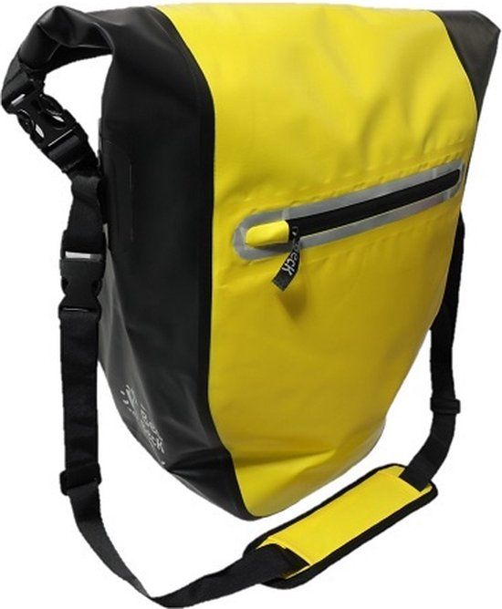 BECK DR.Y Large 2.0 Fietstas - Zwart/Zilver - 23cm - Achter - 1kg
