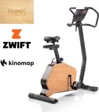 Hammer Fitness CardioPace 5.0 NorsK Hometrainer - Ergometer - met Zwift en Kinomap - Lage Instap - Hardhout