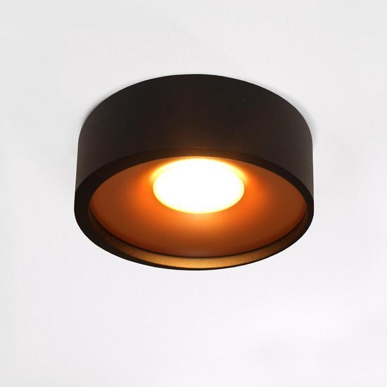 - Plafondlamp Orlando Zwart / Goud