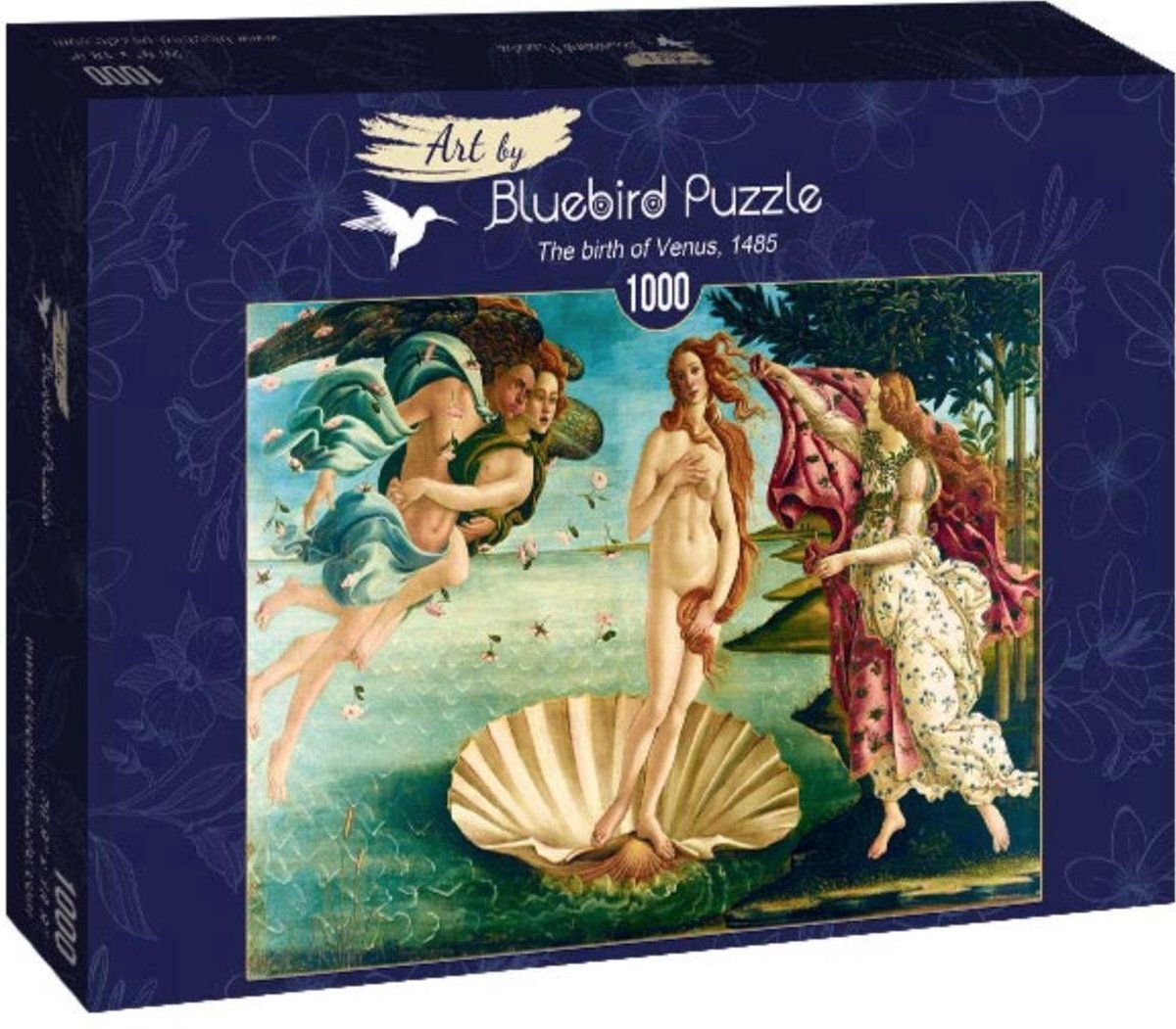 Art by BlueBird Botticelli - De geboorte van Vnus, 1485 - puzzel van 1000 stukjes