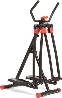 Fitness Air Walker met oefeninggids Wairess InnovaGoods - Zwart/Rood
