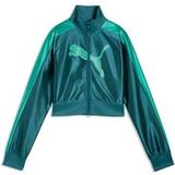 Puma FUTURE.PUMA.ARCHIVE T7Slim Cropped Track Jacket - Dames - Groen