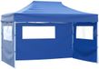 vidaXL Partytent 280 x 410 x 315 cm, blauw, Oxford-stof