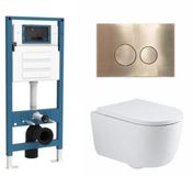 QeramiQ Dely Swirl Toiletset