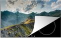 Merkloos KitchenYeah® Inductie beschermer 77x51 cm - De alpen in Oostenrijk - Inductie kookplaat accessoire