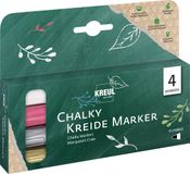 KREUL 22708 markeerstift 4 stuk(s) Fijne punt Goud, Rood, Zilver, Wit