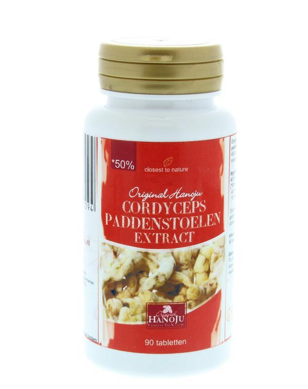 Hanoju Cordyceps paddenstoel 400 mg 90 TB