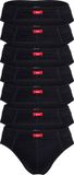 s.Oliver Slip 7-pack Hommes Noir Uni Coton jersey