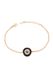 NAEMI Armband 14 karaat goud Rose Gold Black