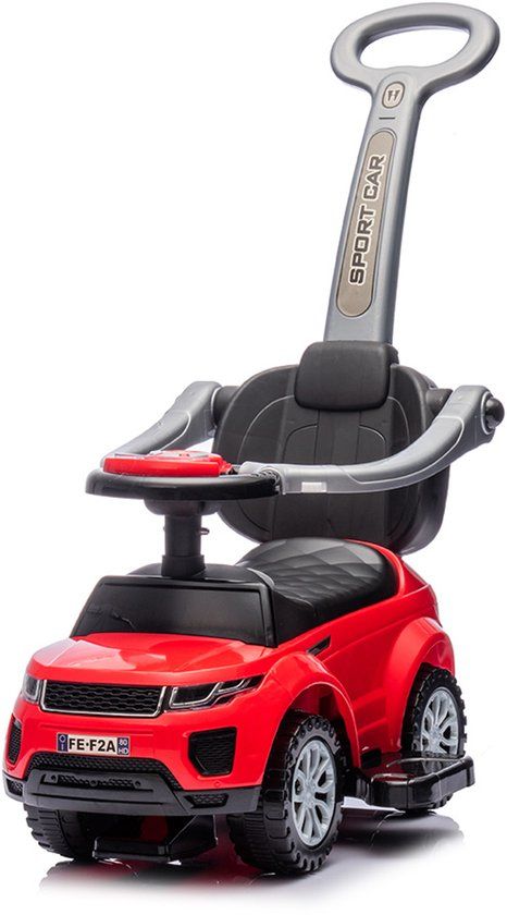 Billy Loopauto met Duwstang Mora Rood