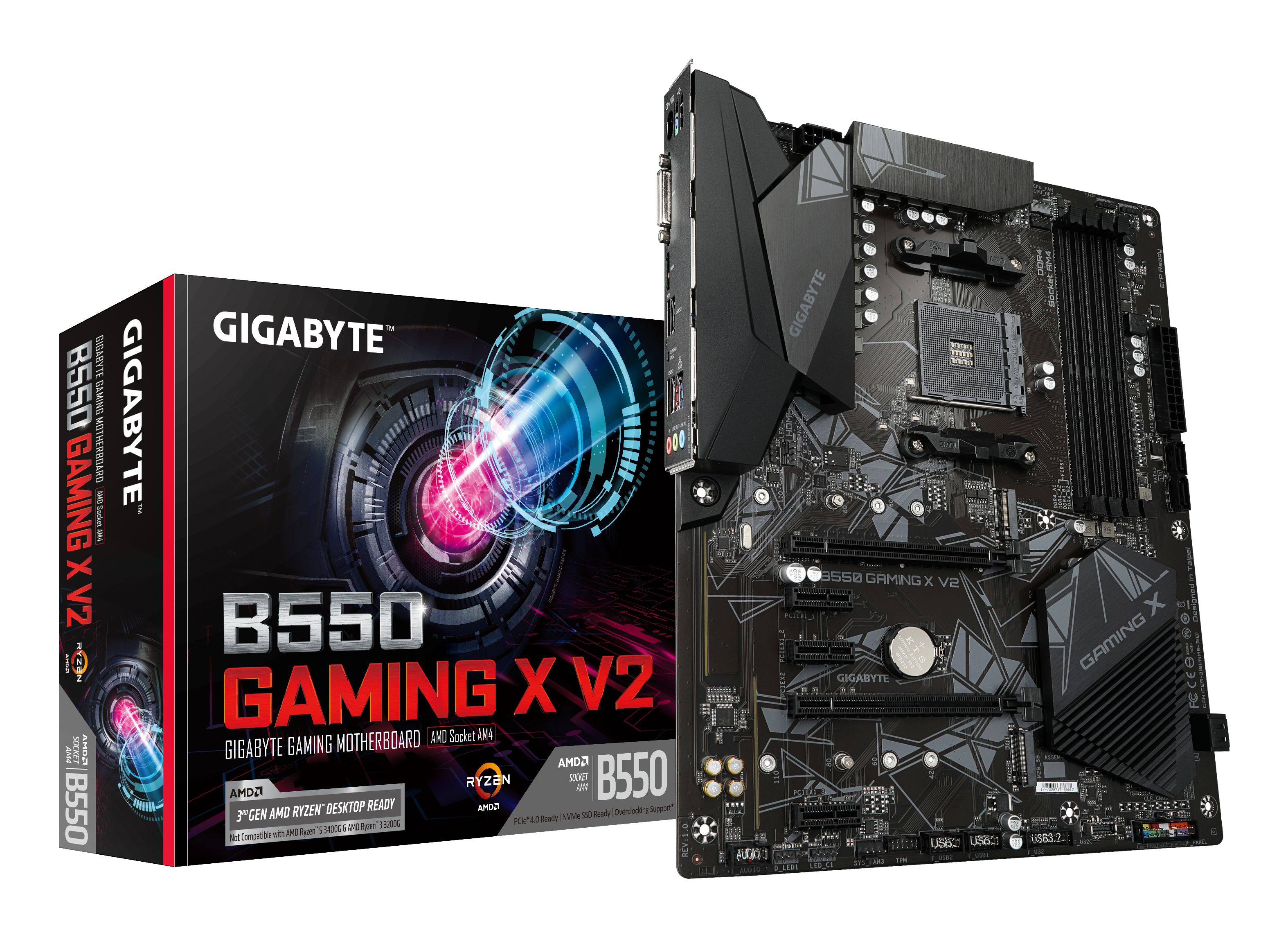 Gigabyte B550 Gaming X V2 Motherboard - AMD B550, Socket AM4, ATX