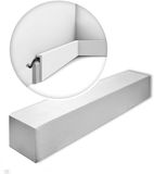 ORAC NV Orac Decor SX171-RAL9003-box AXXENT SQUARE Plint 1 doos 20 stukken | 40 m
