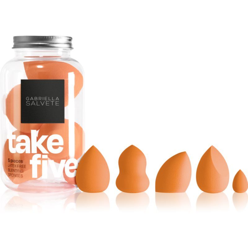 Gabriella Salvete Take Five Applicator (Orange) - Latex-free Makeup Sponges 1ml