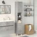 Maison Exclusive - Armoire de salle de bain couleur béton, 30x30x179 cm, en panneaux de fibres de bois