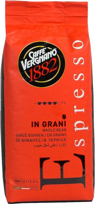 Caffè Vergnano 1882 Espresso - Koffiebonen - 1 kilo
