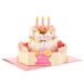 Hallmark Paper Wonder Birthday Pop Up Card For Women (Roze en Gold Birthday Cake)