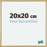 yd. Cadre photo 20x20 cm Plastique Or Annecy