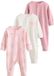 Next - Meisjes - Set van 3 babypyjama's met tweewegritssluiting - Roze