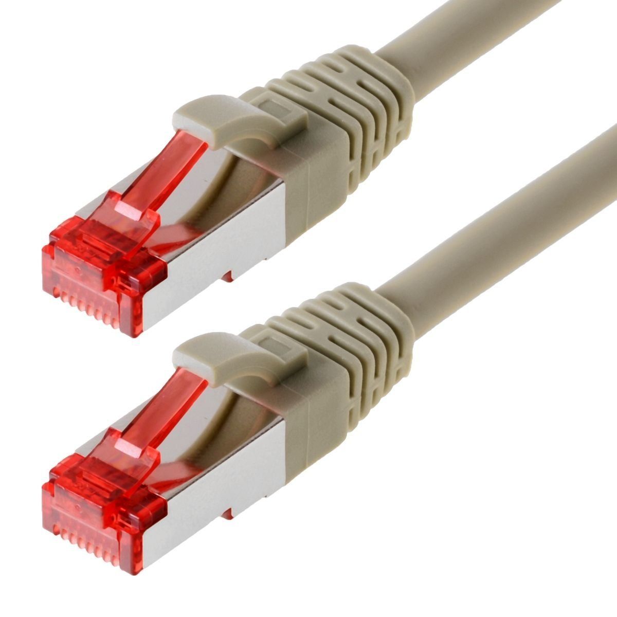 Helos Cat 6 S/FTP Netwerkkabel - 20 m - Grijs