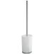 Kiamami Valentina - Porte-brosse WC en céramique blanche pour salle de bains Lilly