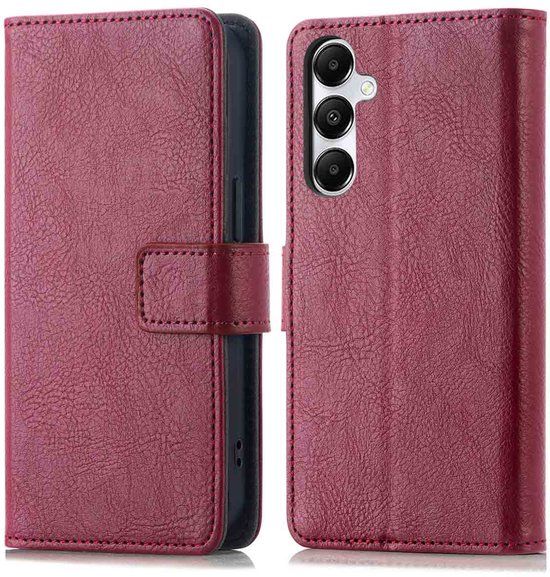 imoshion Hoesje - Luxe Bookcase - Bordeaux - Geschikt voor Samsung Galaxy S24 / S25