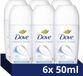 Dove Anti-Transpirant Deodorant Roller Classic Fresh 6 x 50 ml