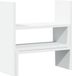 vidaXL Bureau organiser 40x17x41 cm bewerkt hout wit