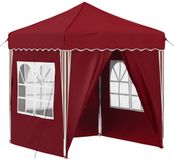 vidaXL Pop-up Feesttent 195 x 195 x 245 cm Bordeauxrood Oxford Stof