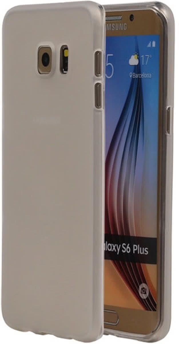 Best Cases Samsung Galaxy S6 Edge Plus TPU Hoesje Transparant Wit Gratis verzending Gratis retourneren Bescherm uw telefoon Transparant Back Cover