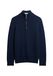 Superdry - Gebreide Classics trui van katoen met halve rits - Heren - Sweaters