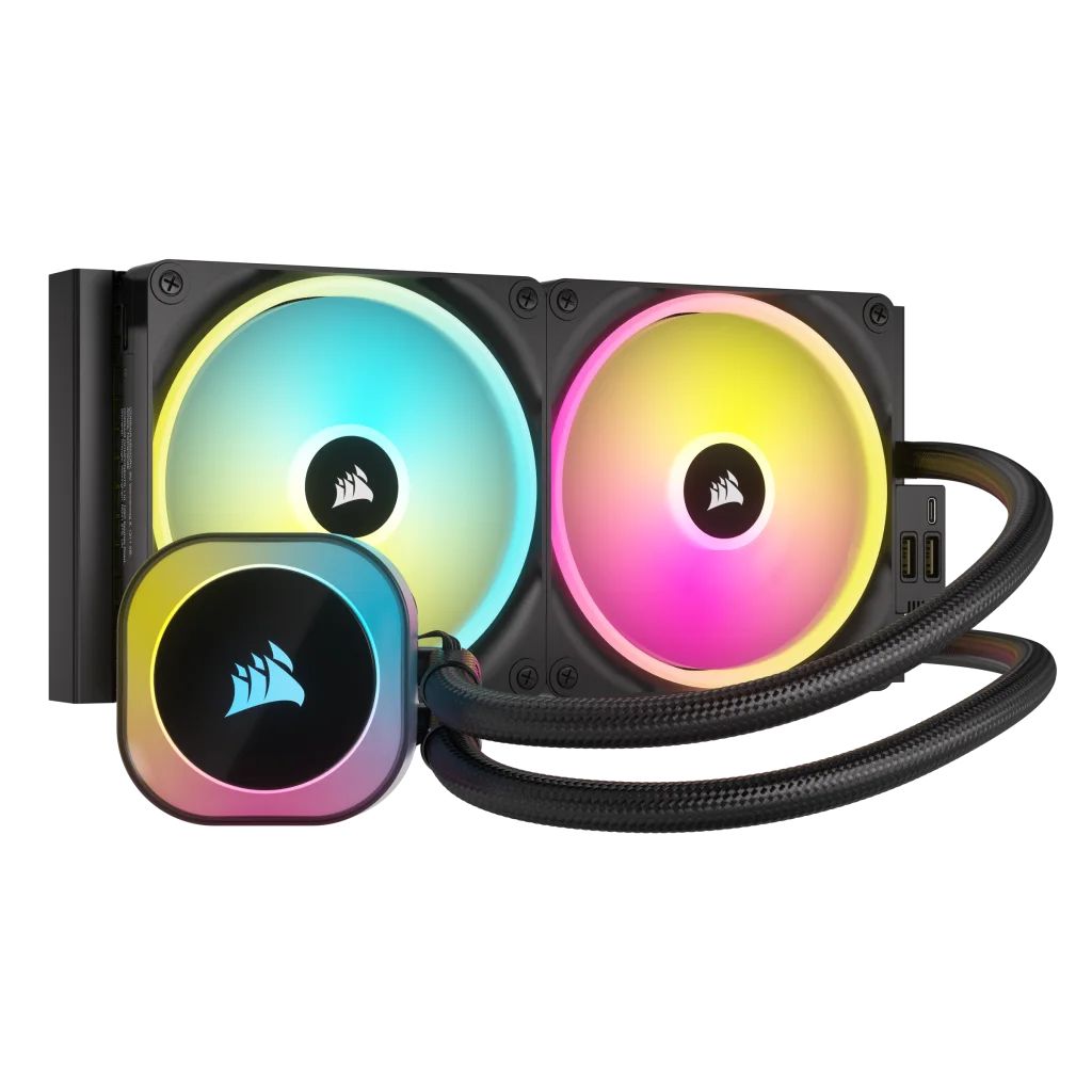 Corsair iCUE H115i RGB Liquid CPU Cooler - 280mm - Black