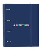 2141 Benetton Ringmap Cool Marineblauw 27 x 32 x 3.5 cm
