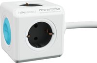 Allocacoc PowerCube Extended SmartHome - Stekkerdoos - 4 sockets - 1.5m - wit/grijs (BN1019)