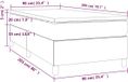 vidaXL Boxspringbed met matras, donkergrijs, 90x200 cm, fluweel