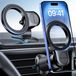 miracase Support de téléphone de voiture 2 en 1 pour Magsafe 2025 Super Magnétique Rotation 360° Aimant de téléphone de voiture pour iPhone 17 16 15 14 13 12 Pro Max et