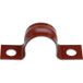 JMV Ijzeren zadel rood gelakt 16mm (500 Stuks)