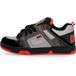 Chaussures de skate Comanche Castlerock Noir/colombe sauvage/rouge feu