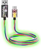 Lazerbuilt Rick & Morty - Light-Up oplaadkabel - MFI - 120cm