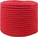 vidaXL Katoenen Touw 14 mm 100 m Rood