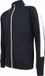 Finden + Hales IMBRETEX SAS Unisex Tracksuit-top met ritssluiting Navy/White - L