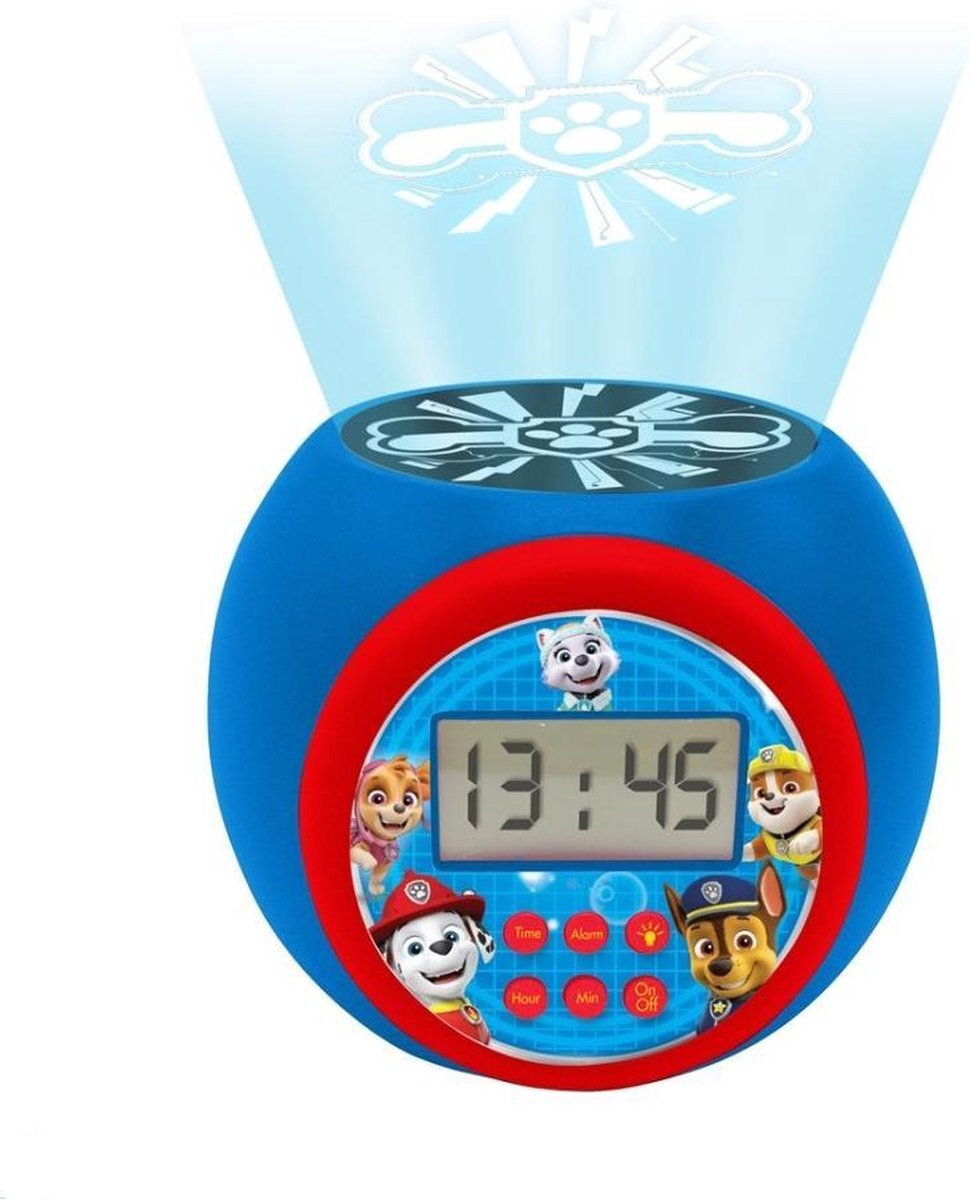 Lexibook Paw Patrol Projector wekker met timer