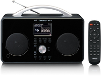 Lenco PIR-645BK - Draagbare Internet Radio met Bluetooth, DAB, en Projectie - Zwart