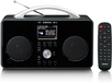 Lenco PIR-645BK - Draagbare Internet Radio met Bluetooth, DAB, en Projectie - Zwart