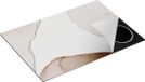 Chefcare Inductie Beschermer Abstracte Kunst - Bruin Beige - 75x50 cm
