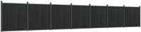 vidaXL Schuttingpaneel Grijs Composiet 186 cm