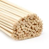 Joejis 120 Pack Bamboo houten plugstangen 15 cm x 3 mm Natural