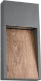 Trio LED Tuinverlichting - Wandlamp Buitenlamp - Selman - 11W - Warm Wit 3000K - IP44 - Bruin - Aluminium