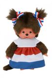 Monchhichi pop meisje knuffel 20cm Nederlands